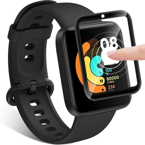 Mi Watch Lite Full Glue Tempered Glass - Image 4
