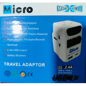 Micro MPS-103U Universal Travel Adapter
