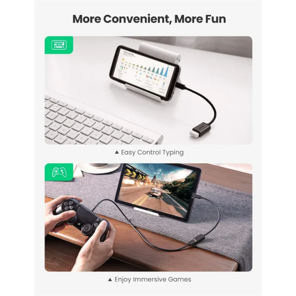 Micro USB Male To USB 2.0 A Female OTG Adapter - Image 5