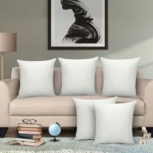 Microfiber Cushion Filling 16x16 inch – Soft, Durable & Fluffy Pillow Insert for Sofa, Chair & Bed