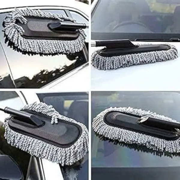 Microfiber Flexible Duster Car Wash | Car Cleaning Accessories | Microfiber | Brushes | Dry / Wet Home, Kitchen, Office Cleaning Brush with Expandable Handle - Image 4