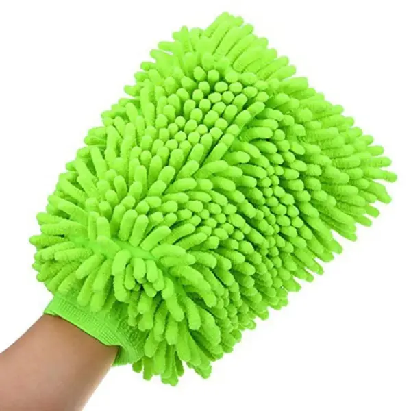 Microfiber House Cleaning and Car Wash Mitts (Pack of 3) - Image 2