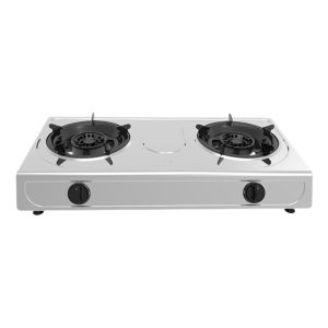 Midea 2 Burner Stainless Steel Gas Stove