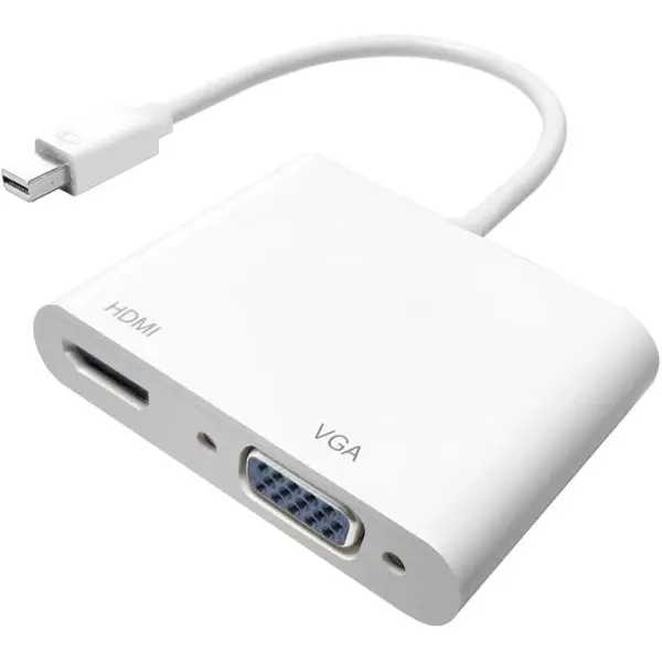mini display port to vga & hdmi adapter 2 in 1 - Image 3