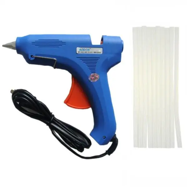 Mini Hot Glue Gun With 40 Pieces Melt Glue Sticks - Image 2