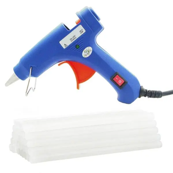 Mini Hot Glue Gun With 40 Pieces Melt Glue Sticks - Image 3