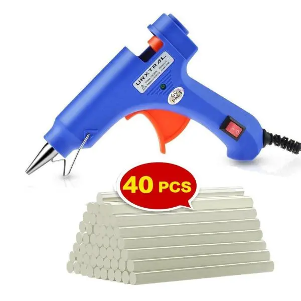 Mini Hot Glue Gun With 40 Pieces Melt Glue Sticks - Image 4