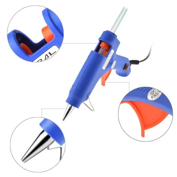 Mini Hot Glue Gun With 40 Pieces Melt Glue Sticks - Image 5