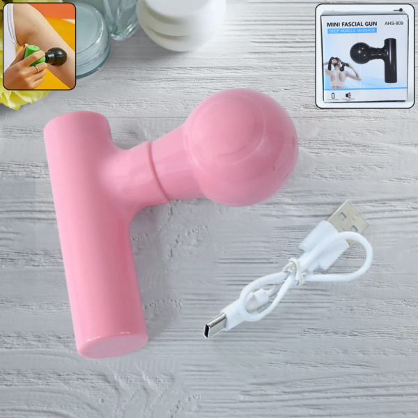 Mini Massage Gun Powerful Fascial Gun Portable Massager for Pain Relief - Image 3