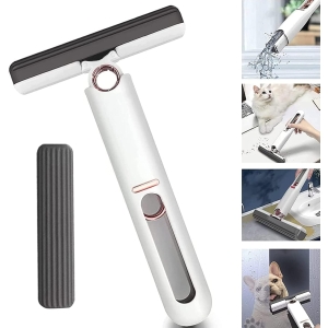 Mini Portable Mop Short Handed for Cleaning Glassware and Bathroom Floor
