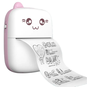 Mini Printer With Portable Pocket Printer Wireless Bluetooth