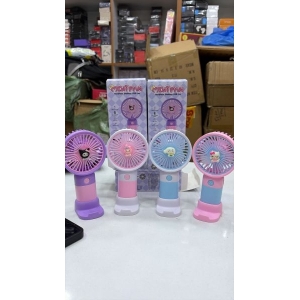 Mini Rechargeable Handheld Fan With LED Light