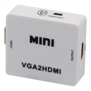 Mini VGA to HDMI Converter Connect PC To 1080P HDTV