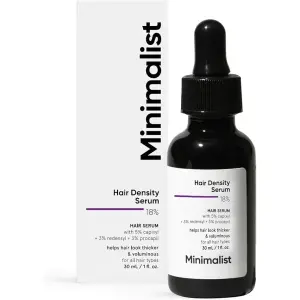 Minimalist 18% Hair Density Serum for Thickening Hair and Reducing Hairfall | 30 ml by Genuine Collection
