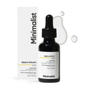 Minimalist 2% Alpha Arbutin Serum for Pigmentation & Dark Spots Removal 30ml
