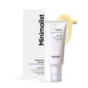 Minimalist 2% Retinoid Anti Aging Night Cream for Wrinkles & Fine Lines | Improves Skin Elasticity, Stimulates Collagen Production for Radiant & Glowing Skin | 1 Fl Oz / 30 ml