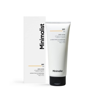 Minimalist SPF 30 Body Lotiov , UVA & UVB Protection | Nourishing Lotion | Broad Spectrum PA+++ Sunscreen for All Skin Types | For Men & Women | 150 g