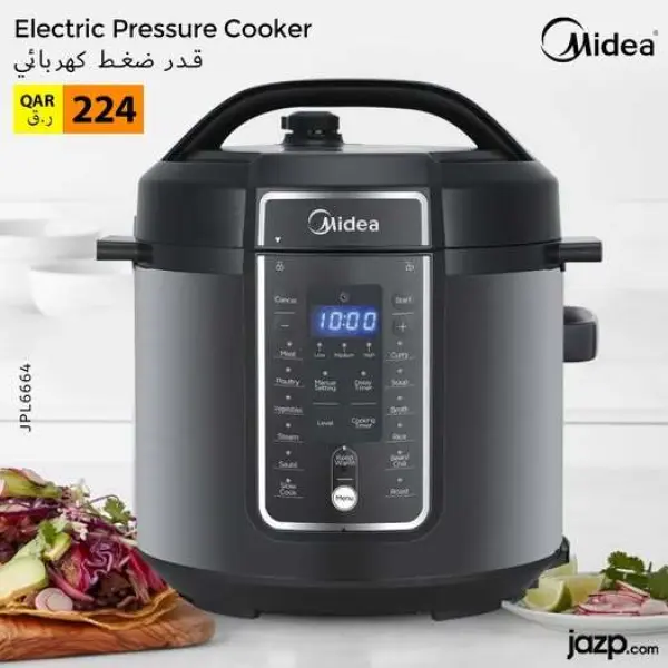 MlDEA 5.7 Liter Electric Pressure Cooker MY-CS6037WP2 - Image 2
