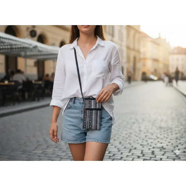 Mobile Phone Shoulder Bag: Sustainable Style for Everyday - Image 3