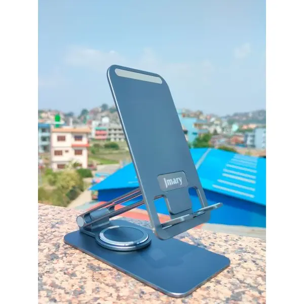 Mobile Stand 360 Rotate Adjustable Phone Stand For Cell Phone Table Stand --- Premium Aluminum Stand for Phones & Tablets - Image 3