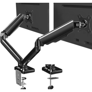 Monitor Stand Desktop Mount Double Monitor Arm 360 Degree Motion Heavy Duty