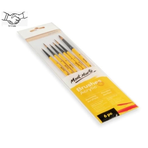 Mont Marte Acrylic Brushes Signature 6pc - BMHS0008 Mitrata Stationery