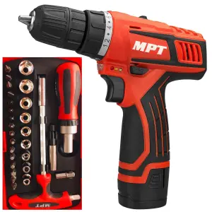 MPT 12V 3/8 inch Li-ion Rechargeable Cordless Drill Machine