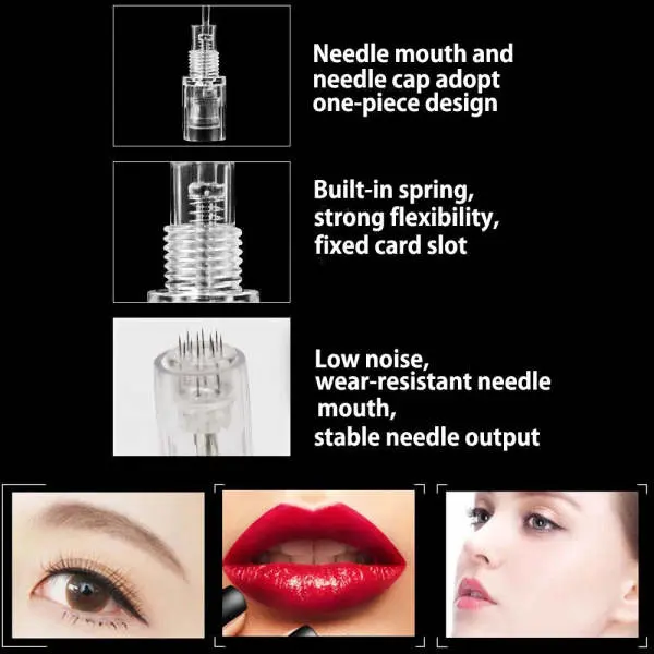 MQ Professional Derma Needles Semi Permanent Makeup Needles for Eyebrow Lips PMU Microblading Permanent Makeup Tattoo Needles - Image 4