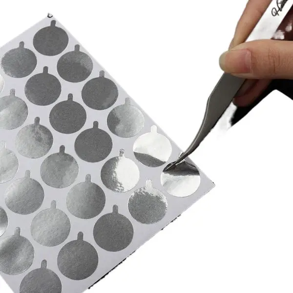 MQ Professional Eyelash Extension Glue Holder Foil Palette Patches Sticker Packet - Image 2