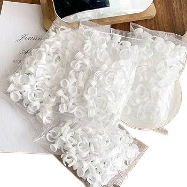 MQ Professional Eyelash Glue Holder & Tattoo Ink Ring Cups Packet - Image 5