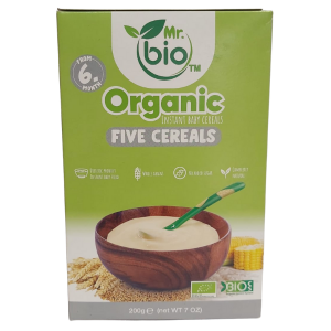 Mr. bio Organic Instant Baby Cereals (Five Cereals) (200g)