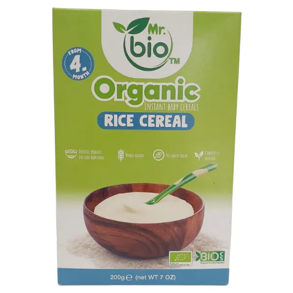 Mr. bio Organic Instant Baby Cereals (Rice Cereal) (200g)