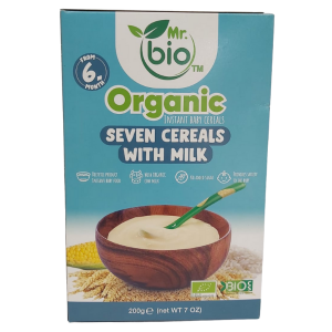 Mr. bio Organic Instant Baby Cereals (Seven Cereals with Milk) (200g)