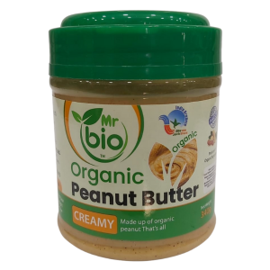 Mr. bio Organic Peanut Butter (Creamy) (340g)