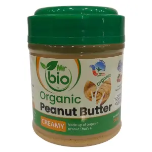 Mr. bio Organic Peanut Butter (Creamy) (340g)