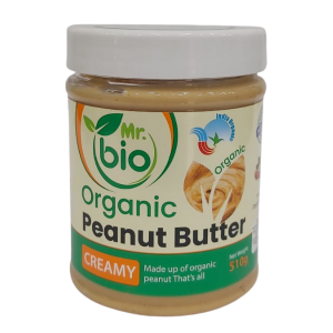 Mr. bio Organic Peanut Butter (Creamy) (510g)