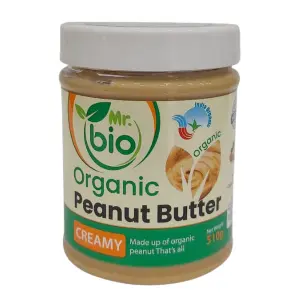 Mr. bio Organic Peanut Butter (Creamy) (510g)