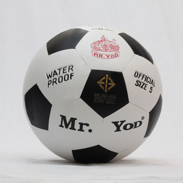 Mr Yod Football in Red Green Yellow and White by Mitrata - Image 2