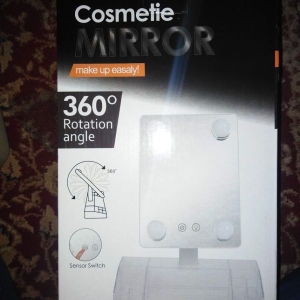 M.sale Portable 360 Rotation Angel Touch Sensitive Switch Cosmetie Mirror for Make up