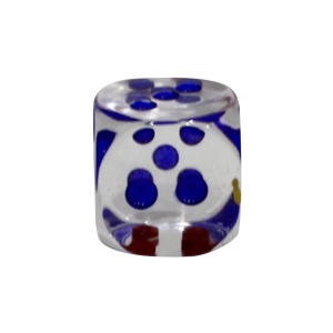 Multi Color Transparent Ludo Dice