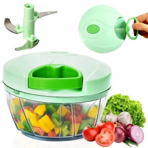 Multi-Functional Speedy Food Chopper With 3 Blades