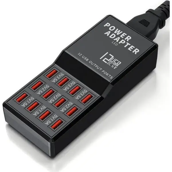 USB Fast Charging 12 Ports For Multiple Devices