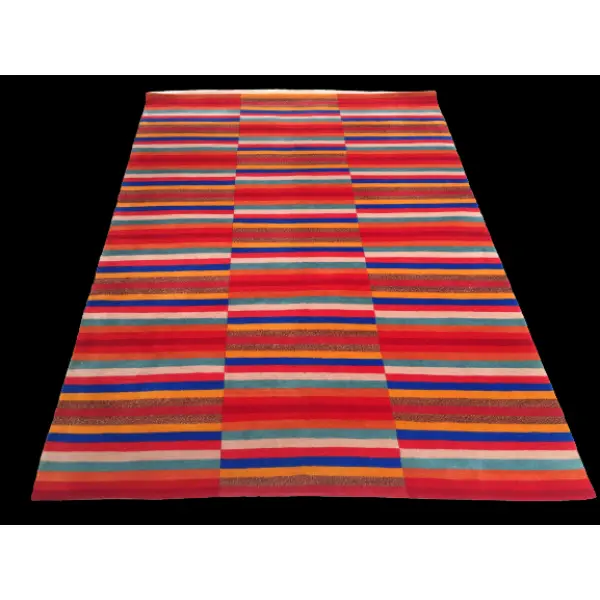 Multicolor Hand-Knotted Nepali Carpet – 5.64 Ft x 7.84 Ft, 60 Knots - Image 2