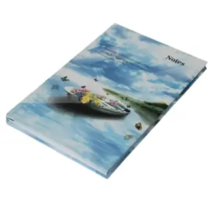 Multicolor Sr International Nature Printed Hard Cover Notebook