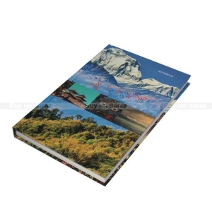 Multicolor Sr International Nepal Printed Notebook With Bookmark
