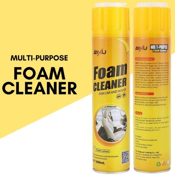 MultiFunctional Foam Cleaner for Car and House 650ML Spray - Image 2