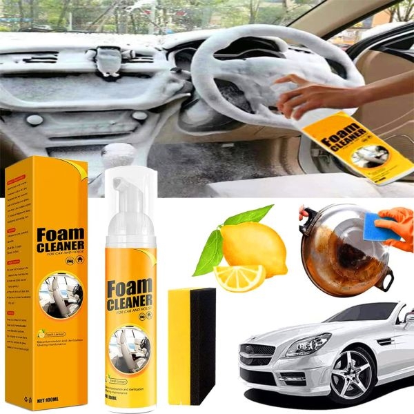 MultiFunctional Foam Cleaner for Car and House 650ML Spray - Image 4