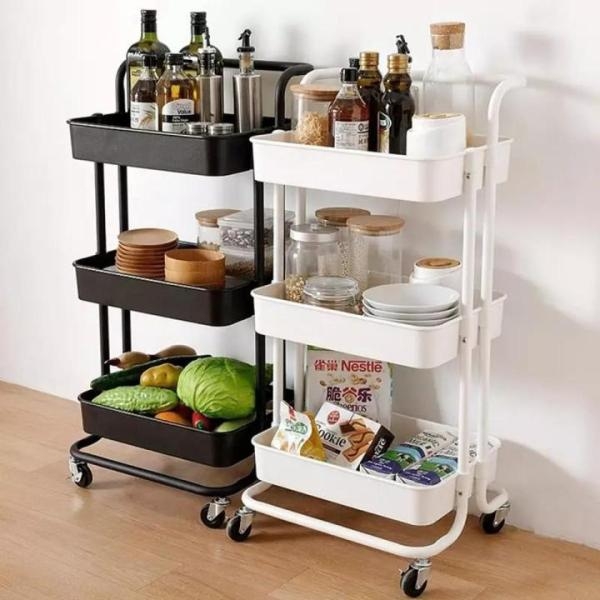Multifunctional Trolley Kitchen Storage Rack - Image 3