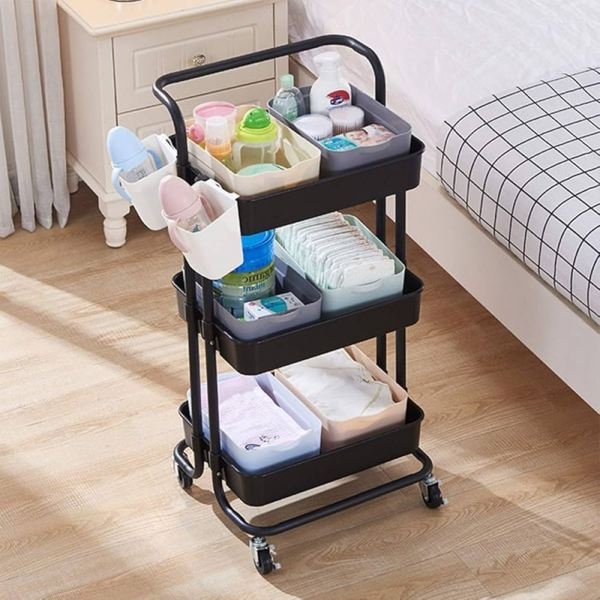 Multifunctional Trolley Kitchen Storage Rack - Image 2