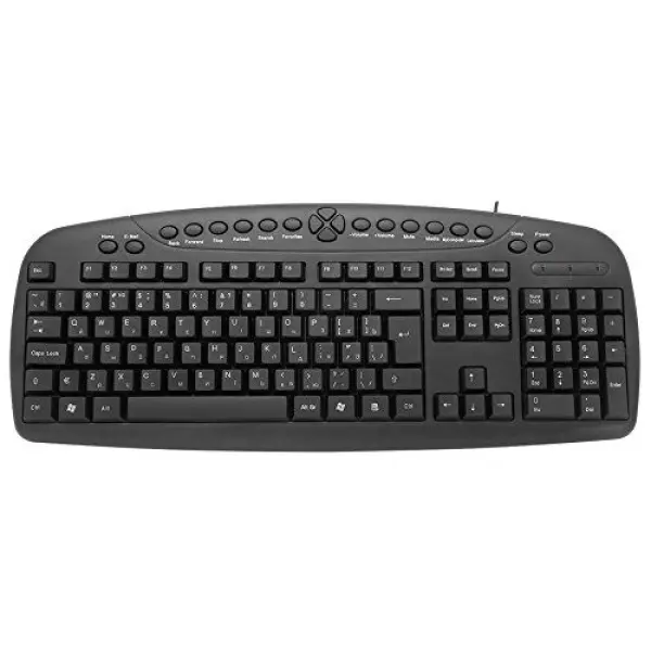 Multimedia Wired USB 107 Keys Keyboard - Image 2